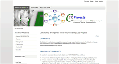 Desktop Screenshot of csrprojects.org